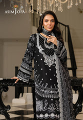 Monochrome by Asim Jofa Unstitched 3 Piece Lawn AJMCH-06