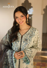 Asim Jofa Eid Signature Ajubf-10 Embroidered Jacquard 3 Pcs