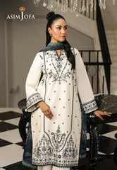 Monochrome by Asim Jofa Unstitched 3 Piece Lawn AJMCH-08