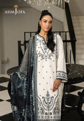 Monochrome by Asim Jofa Unstitched 3 Piece Lawn AJMCH-08