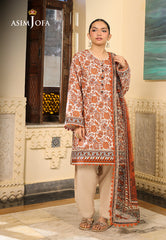 Asim Jofa Festive Edit '25 Ajubf-89 Digital Printed Lawn 3 Pcs