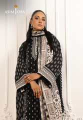 Monochrome by Asim Jofa Unstitched 3 Piece Lawn AJMCH-20