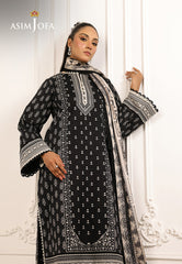 Monochrome by Asim Jofa Unstitched 3 Piece Lawn AJMCH-20