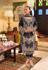Asim Jofa Eid Signature Ajubf-42 Printed Embroidered Lawn 3 Pcs