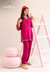 Asim Jofa Stitched 2 Piece Kids Luxury Pret Suit-AJKLP-10