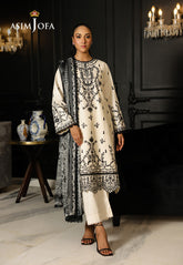 Monochrome by Asim Jofa Unstitched 3 Piece Lawn AJMCH-02