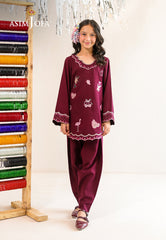 Asim Jofa Stitched 2 Piece Kids Luxury Pret Suit-AJKLP-03