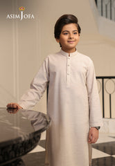 Ethnic Rtw By Asim Jofa Kids Stitched 2 Piece Suit-Ajbkt-02