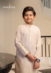 Ethnic Rtw By Asim Jofa Kids Stitched 2 Piece Suit-Ajbkt-02