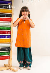 Asim Jofa Stitched 2 Piece Kids Luxury Pret Suit-AJKLP-07