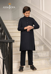 Ethnic Rtw By Asim Jofa Kids Stitched 2 Piece Suit-Ajbkt-04