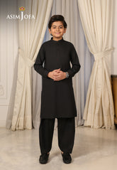 Ethnic Rtw By Asim Jofa Kids Stitched 2 Piece Suit-Ajbsk-01