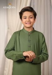 Ethnic Rtw By Asim Jofa Kids Stitched 2 Piece Suit-Ajbsk-03