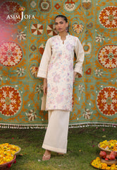 The Minimal Pret 2 By Asim Jofa Stitched 2 Piece Cambric Suit-AJPB-183