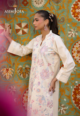 The Minimal Pret 2 By Asim Jofa Stitched 2 Piece Cambric Suit-AJPB-183