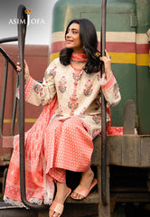 Asim Jofa Eid Essentials Ajubf-69 Digital Printed Lawn 3 Pcs