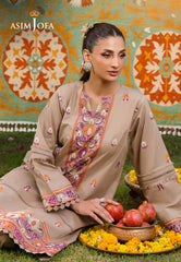 The Minimal Pret 2 By Asim Jofa Stitched 2 Piece Cambric Suit-AJPB-181
