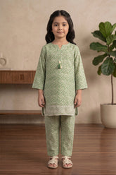 Aroob Stiched 2 Piece Summer Suit-D-0276-GREEN
