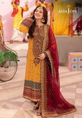 Asim Jofa Dastaan Ajda-25 Embroidered Lawn Silk 3 Pcs