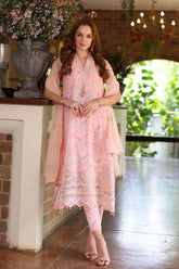 Eid Luxe Printkari By Noor Saadia Asad Unstitched 3 Piece Emb Lawn Suit-D-01