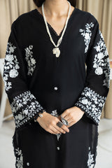 Mannat Clothing Stitched 2 Piece Spring Edit-Onyx