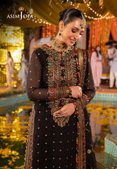Asim Jofa Designers Limited Edition Ajdad-02-Xs Embroidered Chiffon 3 Pcs