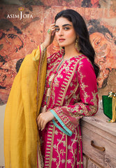 Asim Jofa Limited Edition Vol-1 2021 Ajle-05 Embroidered Cotton Net 3 Pcs
