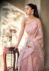 Asim Jofa Limited Edition Vol-1 2021 Ajle-13 Embroidered Organza 2 Pcs