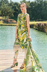M.Prints By Maria B Unstitched 3 Piece Spring Summer Suit-03-A