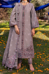 Rawayat By Alizeh Unstitched 3 Piece Luxury Emb Lawn Collection'2024-03-Meerat