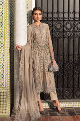 Voyage A'Luxe By Maria B Unstitched 3 Piece Lawn Suit-ML-2503-A