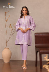 Asim Jofa Essential Pret Drop 7 Ajlpj-02 Embroidered Cambric 2Pc