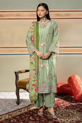 M Basics By Maria B Unstitched 3 Piece Festive Suit-D-03