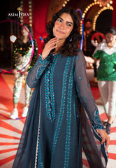 Asim Jofa LUXURY FESTIVE DROP 2 Ajlf-14 Embroidered Chiffon 3 Pcs
