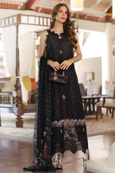 Noor By Saadia Asad Unstitched 3 Piece Eid Luxury Laserkari Suit-04-A