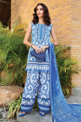 M.Prints By Maria B Unstitched 3 Piece Spring Summer Suit-04-B