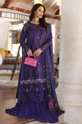 Noor By Saadia Asad Unstitched 3 Piece Eid Luxury Laserkari Suit-04-B