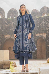 M Prints By Maria B Unstitched 3 Piece Winter Edition Suit-04-B