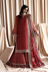 Siraya by Zarif Unstitched 3 Piece Printed Formals Suit-Zr-Sya-04-Maheen