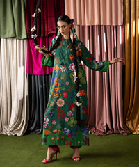 Print Therapy By Mazil Stitched Kaftan Suit-Petunia