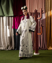 Print Therapy By Mazil Stitched Kaftan Suit-Snowdrop