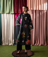 Print Therapy By Mazil Stitched 2 Piece Suit-Black Iris