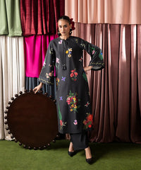 Print Therapy By Mazil Stitched 2 Piece Suit-Black Iris