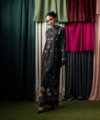 Print Therapy By Mazil Stitched Kaftan Suit-Viola