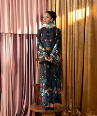 Print Therapy By Mazil Stitched Kaftan Suit-Viola