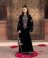 Makhmal By Mazil Stitched Kaftan Formals Suit-Geet