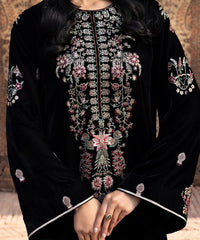 Makhmal By Mazil Stitched Kaftan Formals Suit-Geet