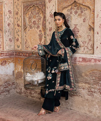 Makhmal By Mazil Stitched 3 Piece Formals Suit-Dastak