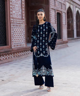 Makhmal By Mazil Stitched 3 Piece Formals Suit-Maisu