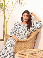 Rangeen Stitched Victoria Floral Dress